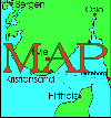 map Norway/Danmark/Sweden